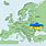 Ukraine and Europe Map
