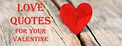 Valentine Love Quotes and Sayings