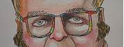 Vic Reeves Elton John Painting