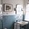 Vintage Blue Tile Bathroom