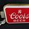 Vintage Coors Beer Signs