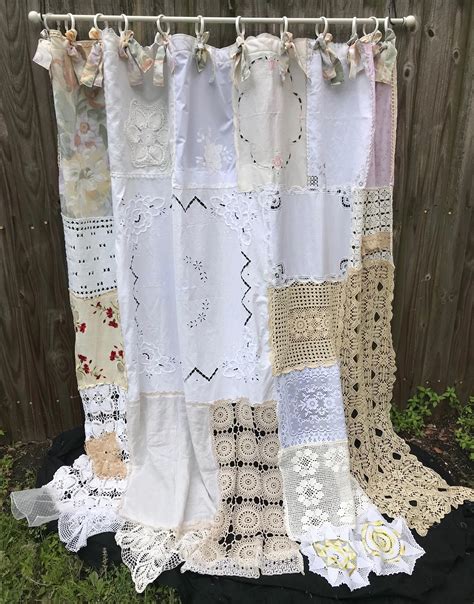 Vintage Shabby Chic Curtains