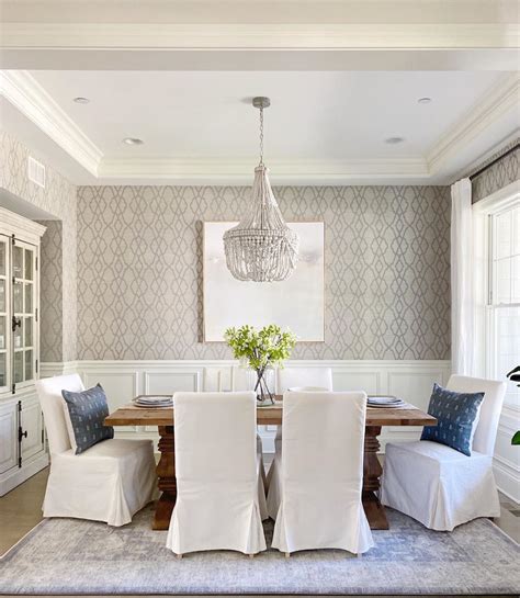 Wallpapered Dining Rooms