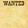 Wanted Paper Background