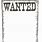 Wanted Poster Black