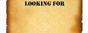 Wanted Poster Blank Clip Art