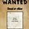 Wanted Poster Image