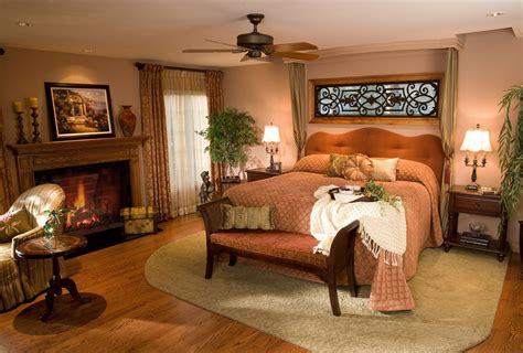 Warm Bedroom Interior Design