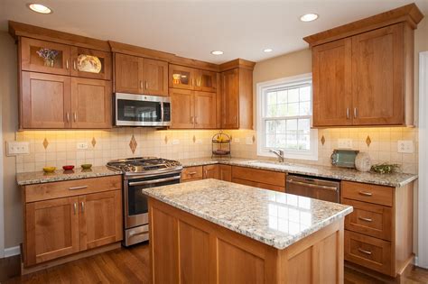 Warm Color Kitchen Cabinets