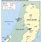 West Bank Gaza Strip Map