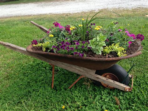 Wheelbarrow Planter Ideas