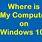 Where Is My Computer On Windows 10