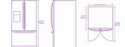 Whirlpool French Door Refrigerator Dimensions