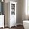 White Bathroom Linen Cabinets