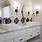 White Bathroom Mirrors Over Vanity