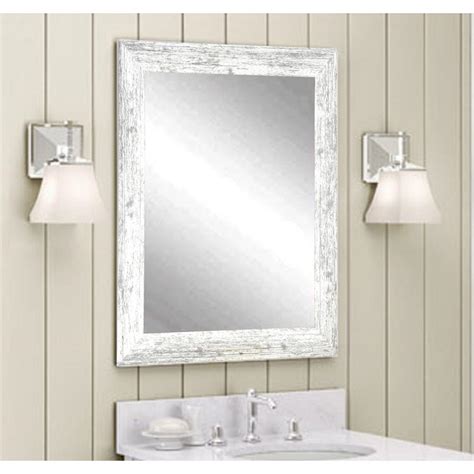 White Bathroom Vanity Mirrors