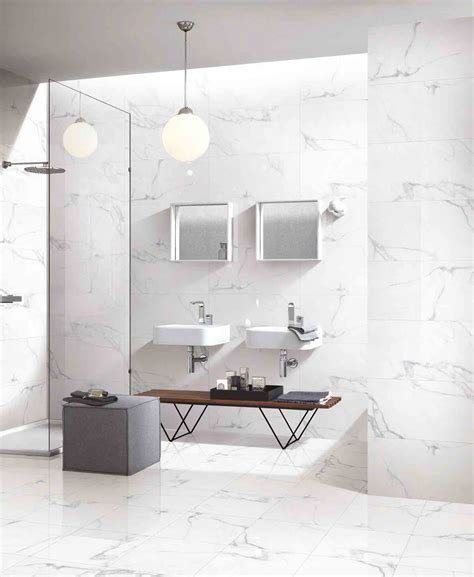 White Bathroom Wall Tiles