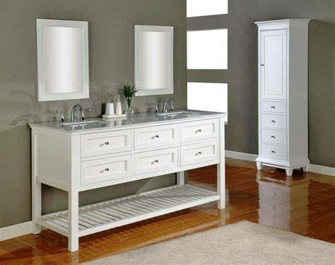 White IKEA Bathroom Vanity