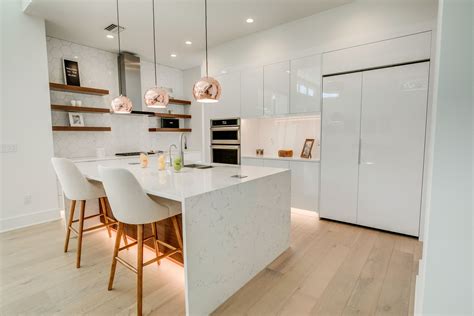 White Kitchen with Color Accents