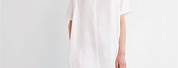 White Linen Tunic Dress