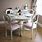 White Round Kitchen Table and Chairs