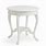 White Round Side Table