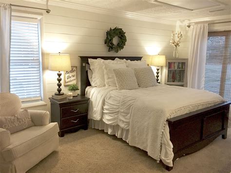 White Rustic Master Bedrooms