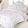 White and Pink Duvet Cover