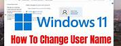 Windows 11 Username