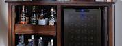 Wine Fridge and Bar Cabinet