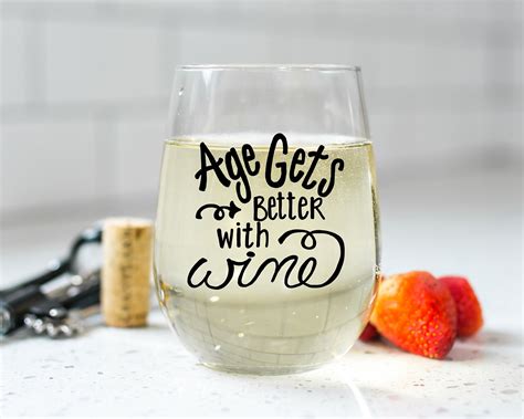 Wine Glass Decal SVG