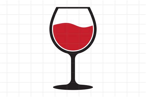 Wine Glass Design SVG