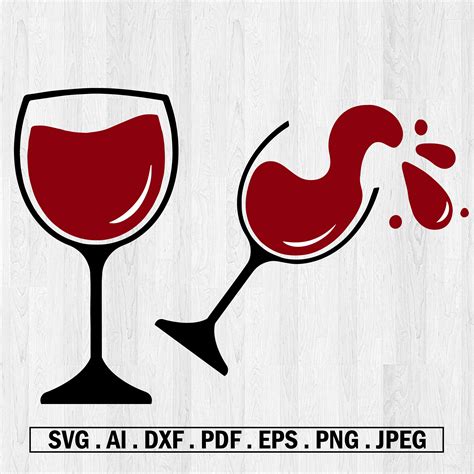 Wine Glass Silhouette SVG