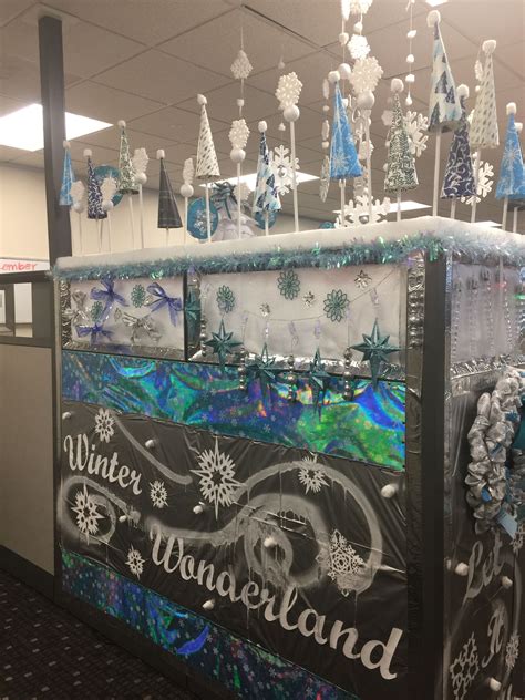 Winter Wonderland Desk Decorations