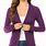 Women's Purple Cardigan