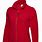 Women Red Fleece Jacket