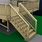Wood Deck Stair Railing