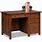 Wood Desk with File Drawers