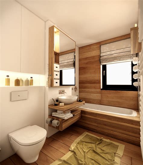 Wood Panel Bathroom
