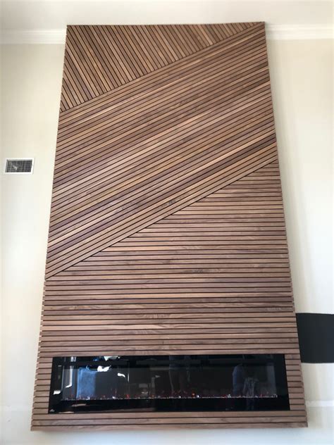 Wood Slat Accent Wall