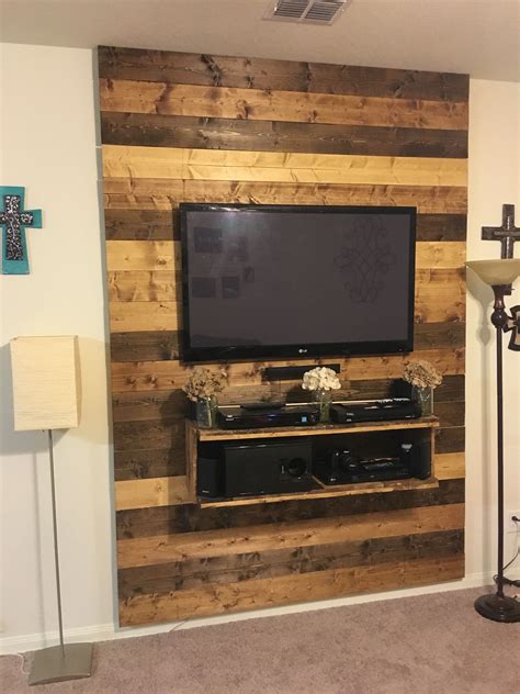 Wood TV Wall