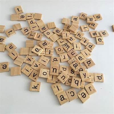 WOODEN SCRABBLE TILES Individual Letters, Symbols & Numbers - Crafts, Box  Frames £2.39 - PicClick UK