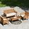 Wooden Patio Furniture Sets