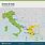 World Map Italy Greece