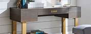 Writing Desk with Modern Chest of Drawers