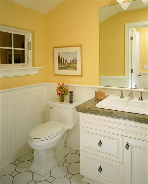 Yellow Bathroom Walls