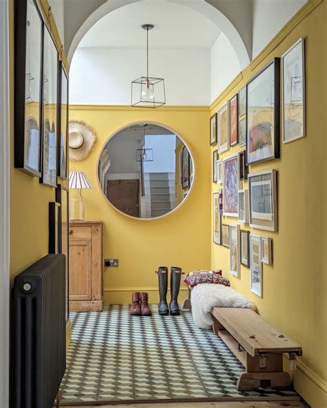 Yellow Hallway Ideas