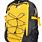 Yellow North Face Backpack