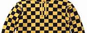 Yellow and Black Checkered Hoodie