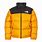 Yellow and Black North Face Jacket